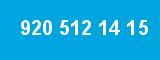 920 512 14 15